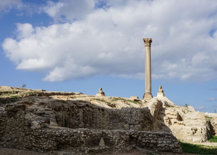 Privater 2-Tage-Busausflug nach Kairo und Alexandria - Die Pompeius-Säule