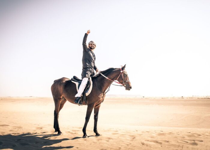 Reiten in der ägyptischen Wüste und Strand