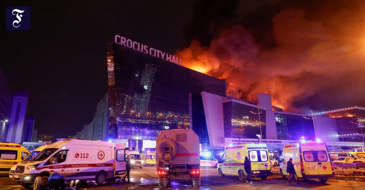 Tote und Verletzte nach Schüssen in einer Konzerthalle bei Moskau